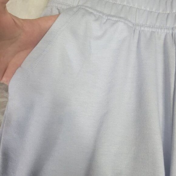 WildFox Sweat Pink Blue Dip Dye Ombre Sky Cropped Jogger Sweatpants Small - Picture 12 of 12